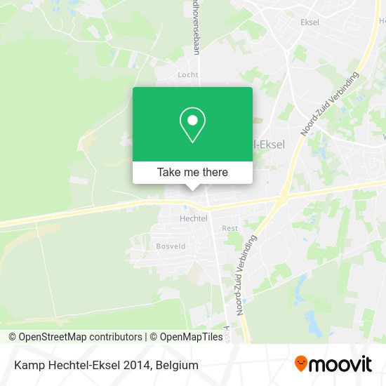 Kamp Hechtel-Eksel 2014 map