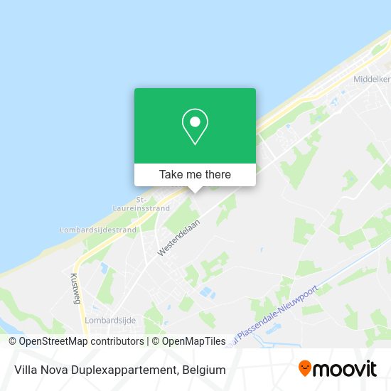 Villa Nova Duplexappartement map