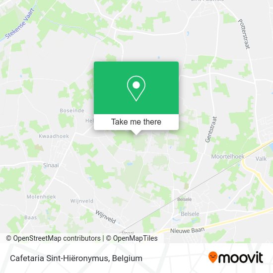 Cafetaria Sint-Hiëronymus map
