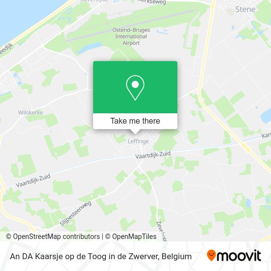 An DA Kaarsje op de Toog in de Zwerver map