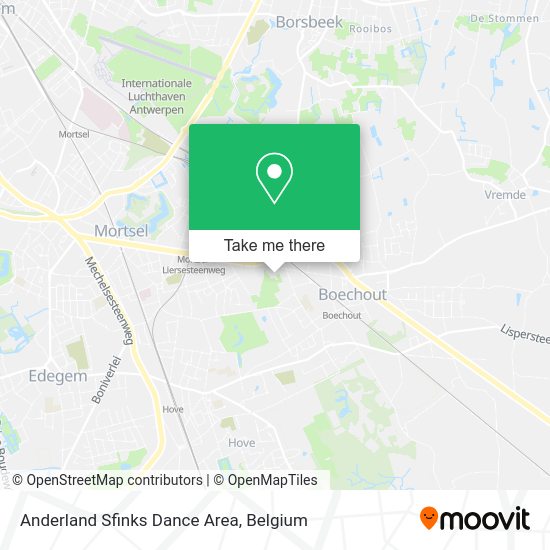 Anderland Sfinks Dance Area plan