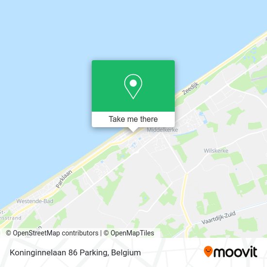 Koninginnelaan 86 Parking map