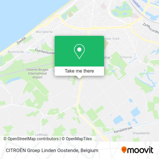 CITROËN Groep Linden Oostende plan