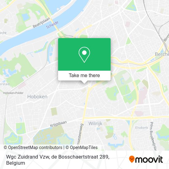 Wgc Zuidrand Vzw, de Bosschaertstraat 289 map