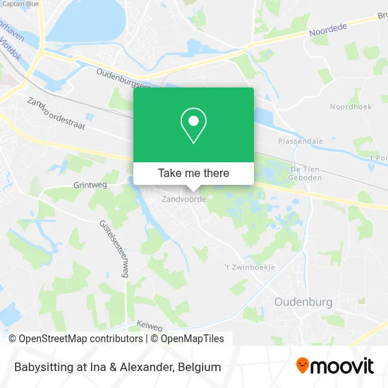 Babysitting at Ina & Alexander map