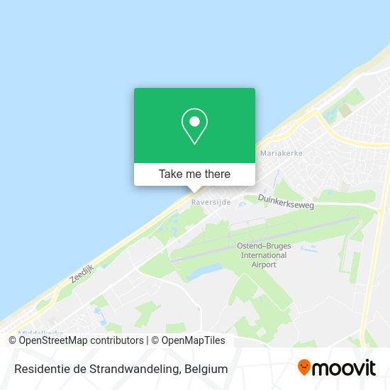 Residentie de Strandwandeling map