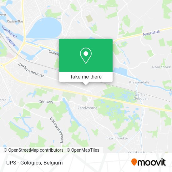 UPS - Gologics map