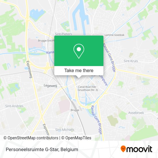 Personeelsruimte G-Star map