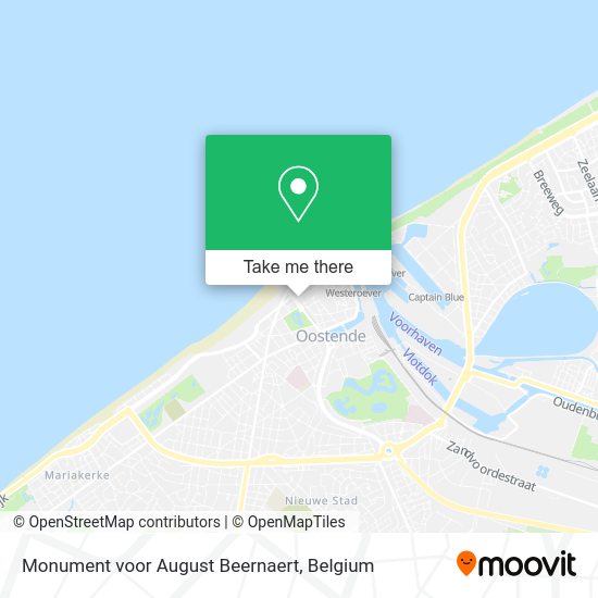 Monument voor August Beernaert map