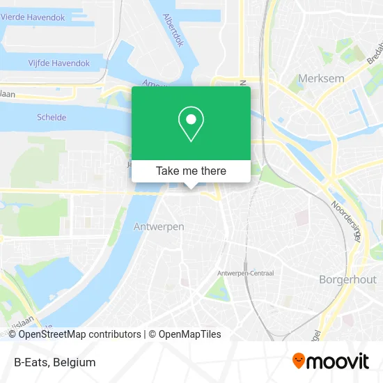 B-Eats map