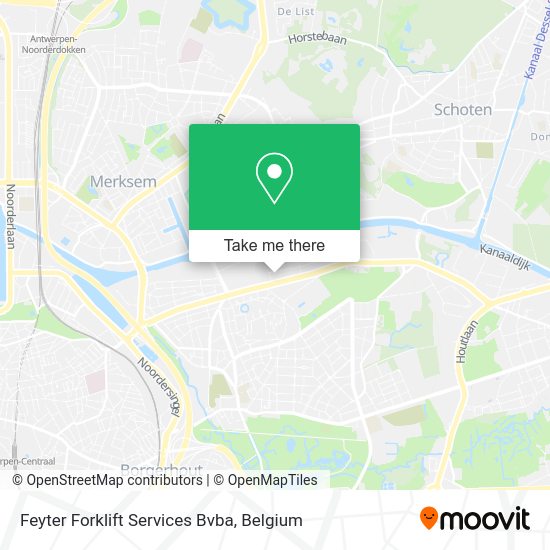 Feyter Forklift Services Bvba map