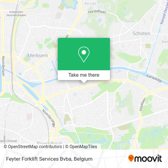 Feyter Forklift Services Bvba map