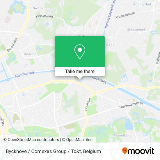 Byckhove / Comexas Group / Tc&t map