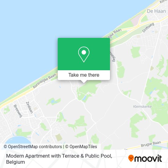 Modern Apartment with Terrace & Public Pool plan