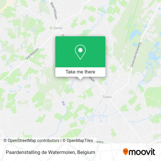 Paardenstalling de Watermolen plan