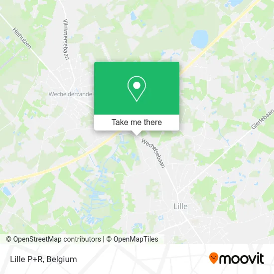 Lille P+R map