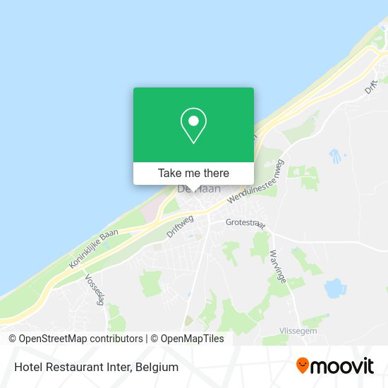 Hotel Restaurant Inter map