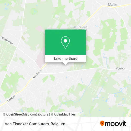 Van Elsacker Computers map
