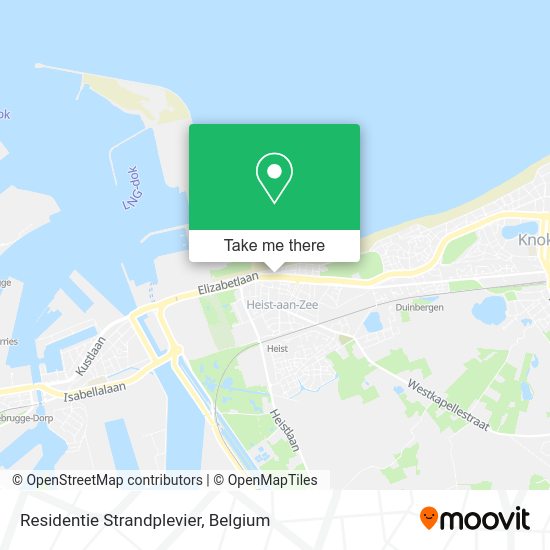 Residentie Strandplevier map