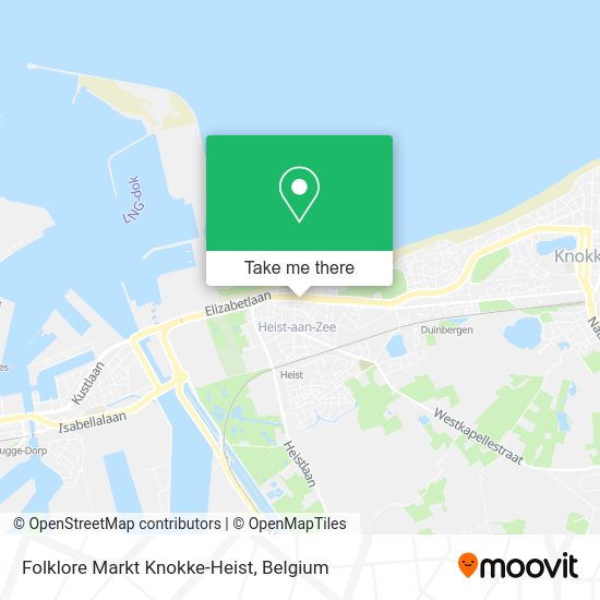 Folklore Markt Knokke-Heist map