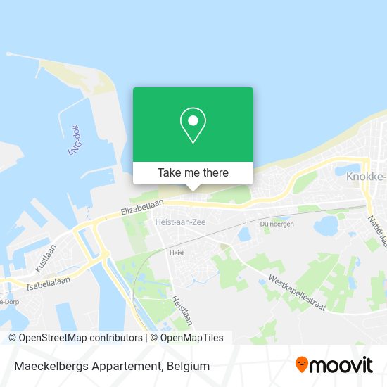 Maeckelbergs Appartement map