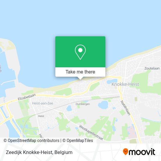 Zeedijk Knokke-Heist map