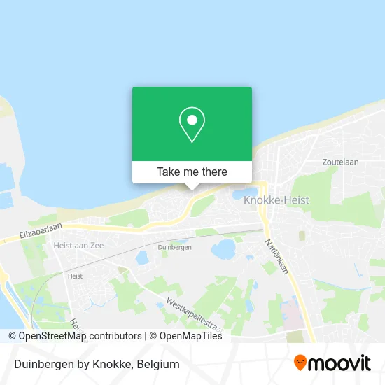 Duinbergen by Knokke map
