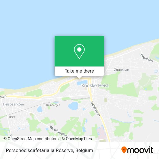Personeelscafetaria la Réserve plan