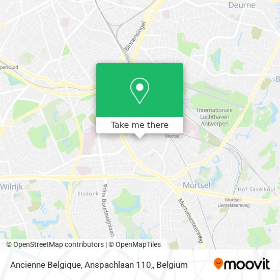 Ancienne Belgique, Anspachlaan 110, map