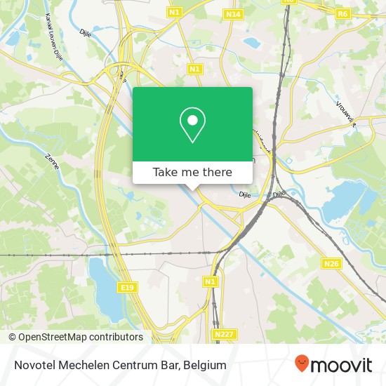 Novotel Mechelen Centrum Bar plan