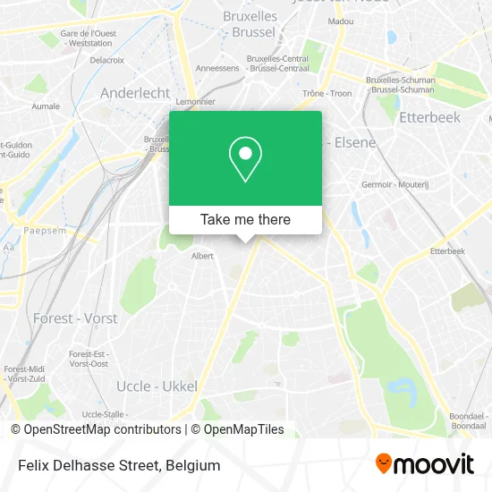 Felix Delhasse Street map