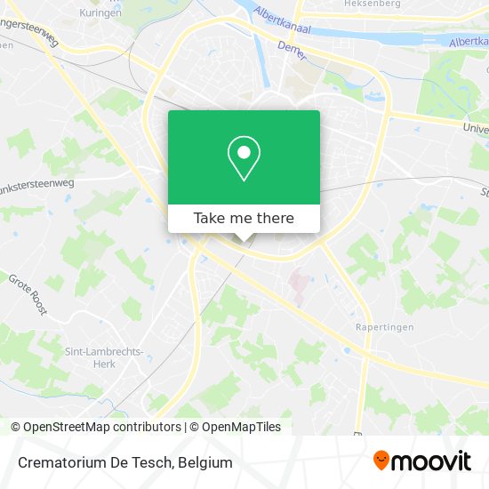 Crematorium De Tesch map
