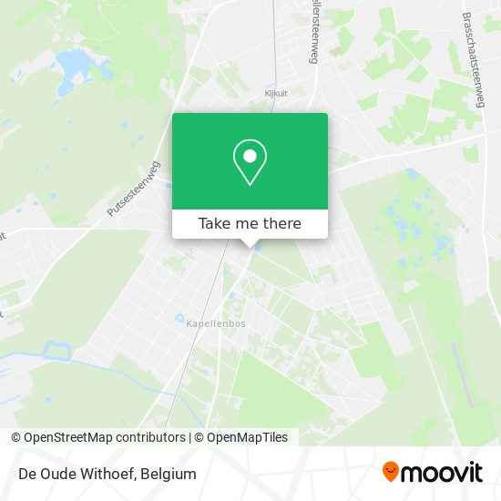 De Oude Withoef map