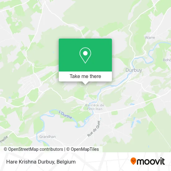 Hare Krishna Durbuy map
