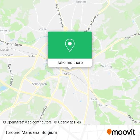 Tercene Manuana map