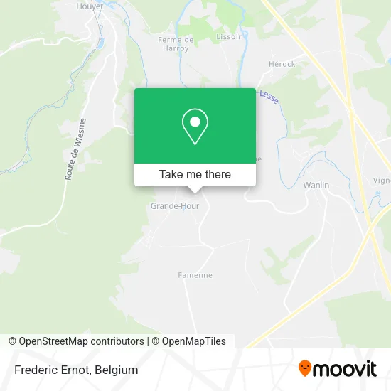 Frederic Ernot map