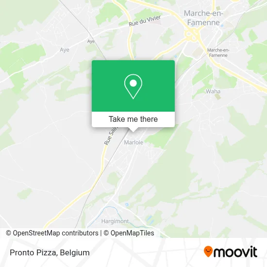 Pronto Pizza map