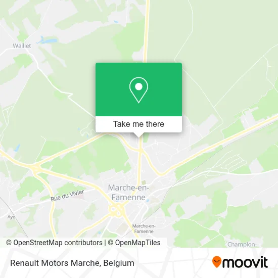 Renault Motors Marche map