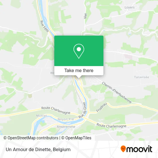 Un Amour de Dinette map