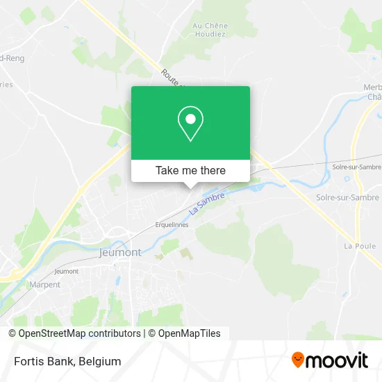 Fortis Bank map
