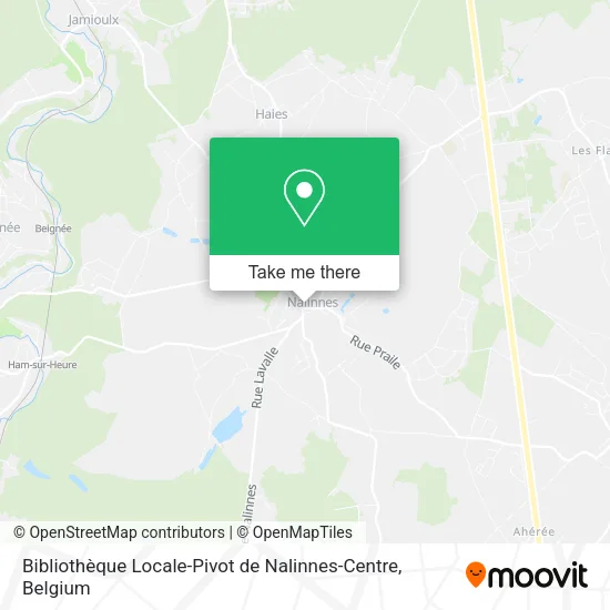 Bibliothèque Locale-Pivot de Nalinnes-Centre map