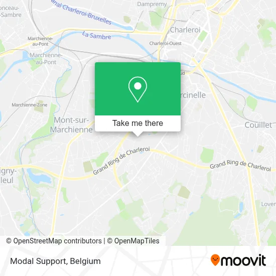 Modal Support map