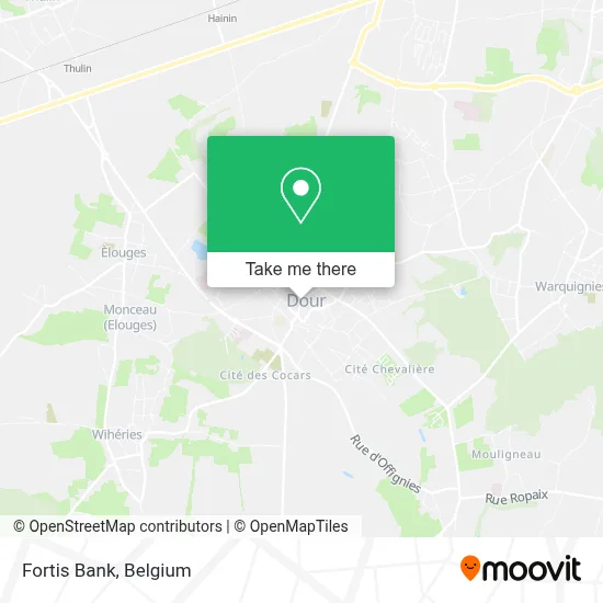 Fortis Bank map