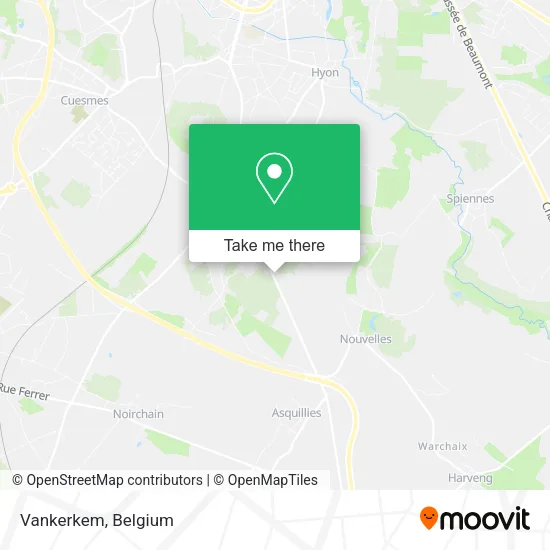 Vankerkem map