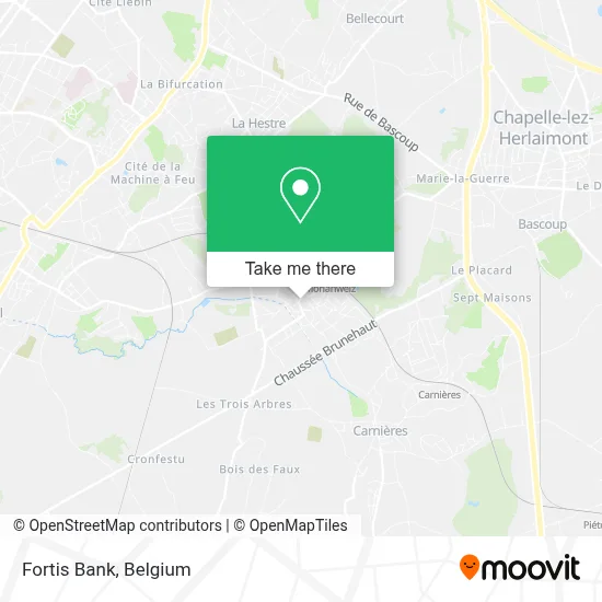 Fortis Bank map