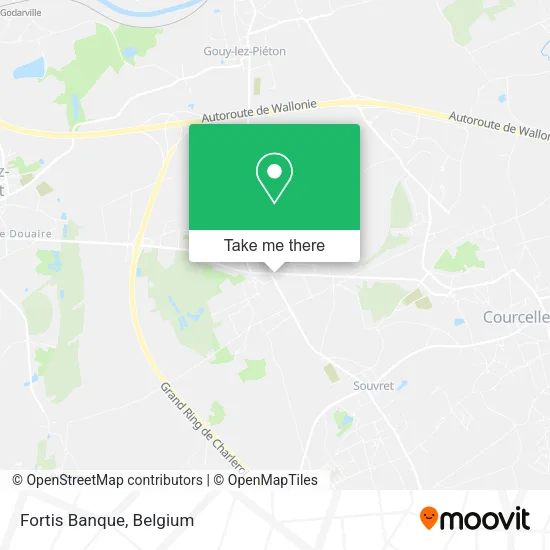 Fortis Banque map