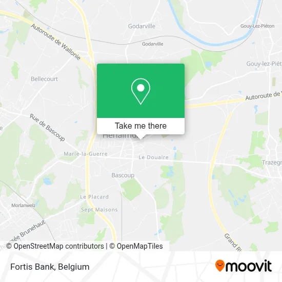 Fortis Bank map