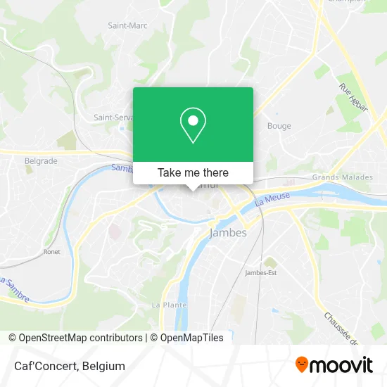 Caf'Concert map