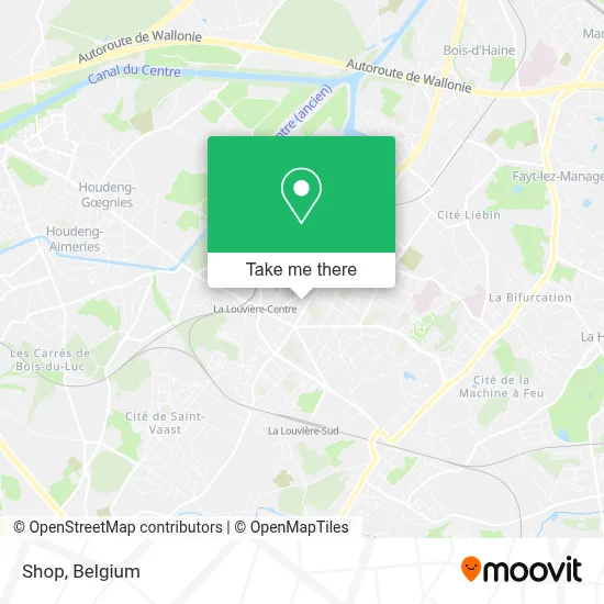 Shop map