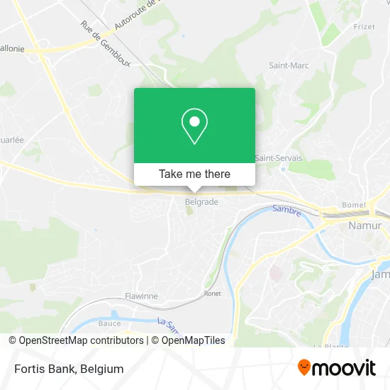 Fortis Bank map